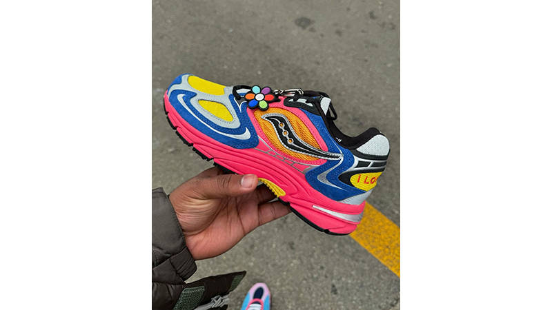 Jae Tips x Saucony Jazz 9 I Love You But I’m Busy on hand