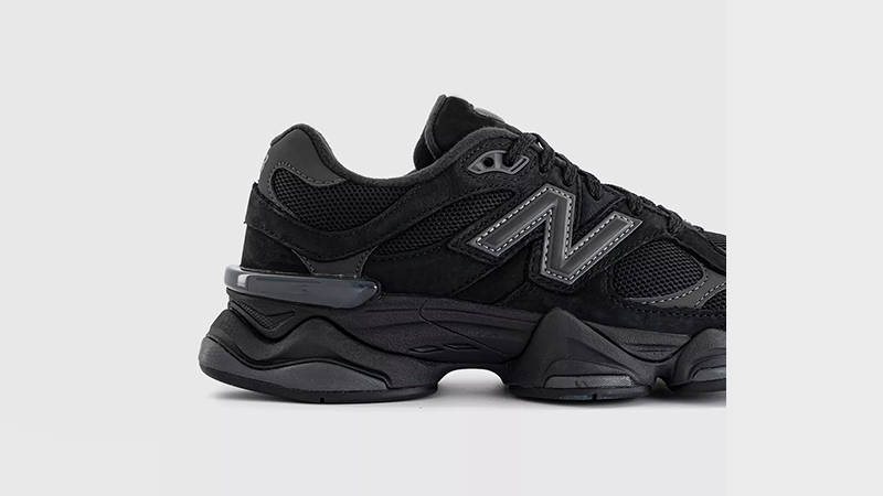 New Balance 9060 Black Cat U9060ZGE heel