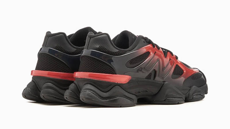 New Balance 9060 Black Red Gradient U9060IDZ back
