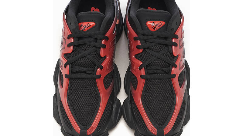 New Balance 9060 Black Red Gradient U9060IDZ from top