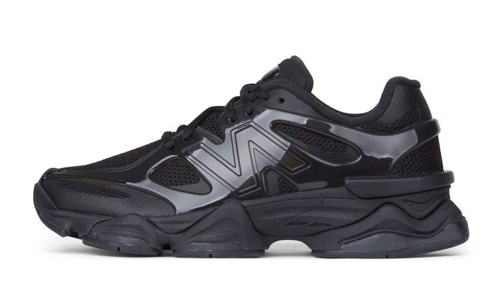 New Balance 9060 Triple Black Patent