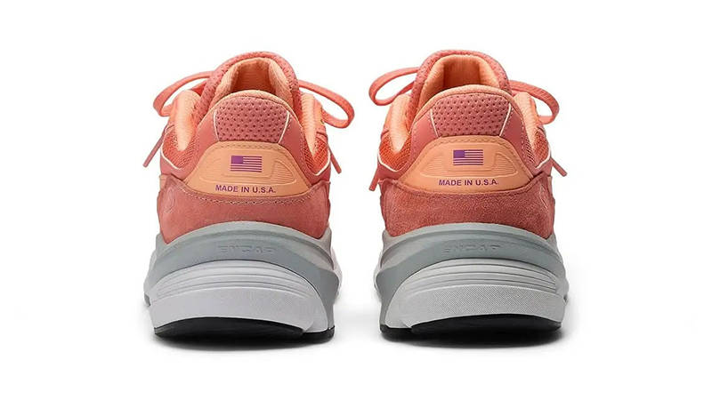 New Balance 990V6 Peach U990SR6 back