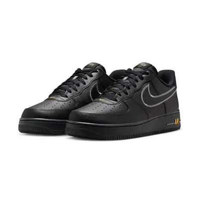 Nike Air Force 1 Low Black Laser Orange IB7677-001 front