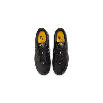 Nike Air Force 1 Low Black Laser Orange IB7677-001 middle