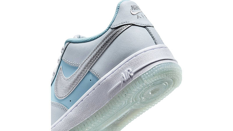 Nike Air Force Low GS Pure Platinum Glacier Blue HQ3249-043