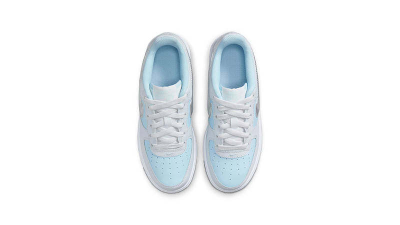 Nike Air Force 1 Low GS Pure Platinum Glacier Blue HQ3249-043 middle