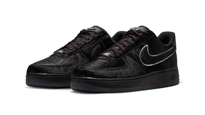 Nike Air Force 1 Low Virginia Union Black HQ7026-001 front