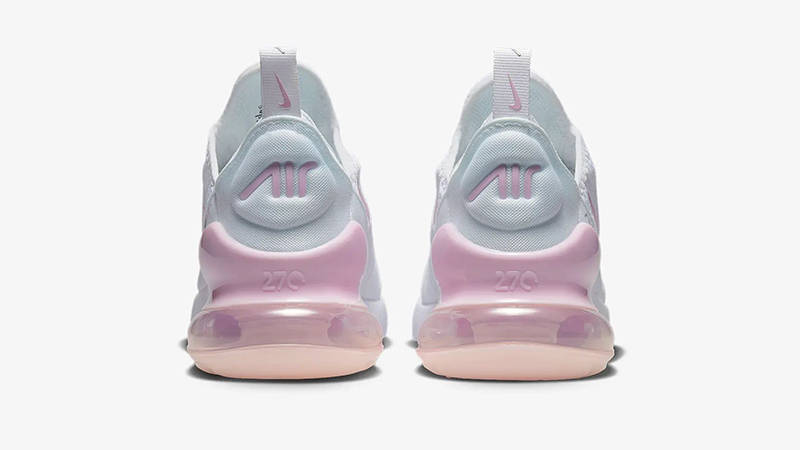 Nike Air Max 270 GS White Pink Goam 943345-122 back