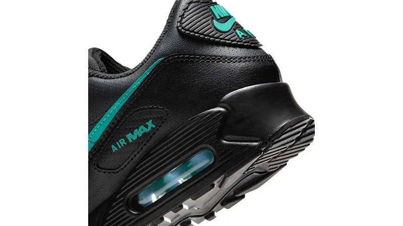 Nike Air Max 90 Black Tiffany IF0670-002 heel