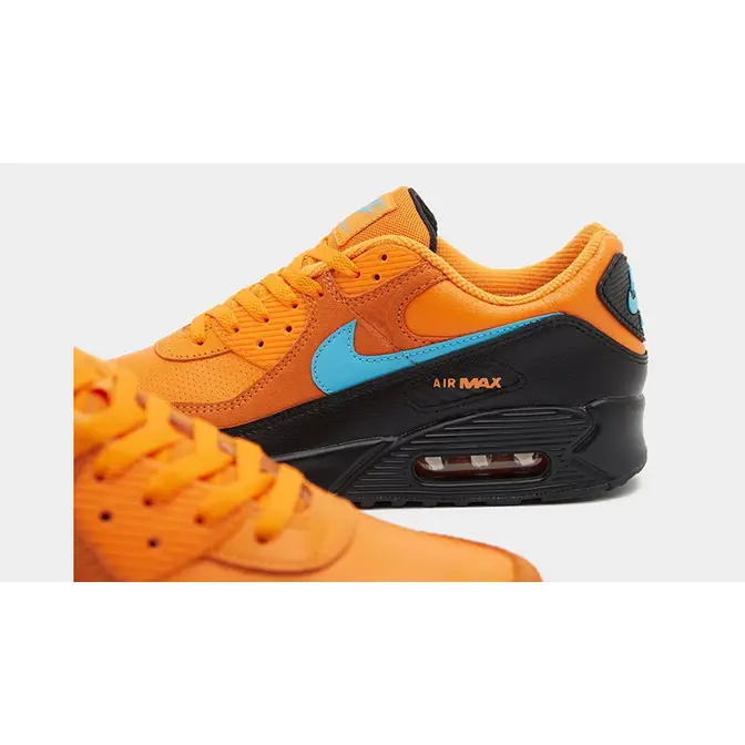 Nike Air Max 90 GS Mandarin IF2623-800 swoosh
