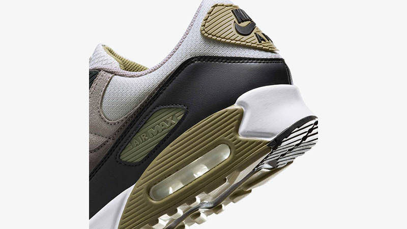 Nike Air Max 90 Light Bone Neutral Olive DM0029-011 heel