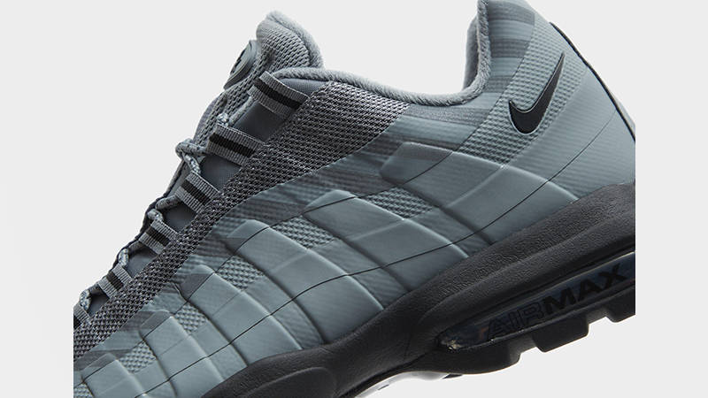 Nike Air Max 95 Ultra Caution Strip Black Chrome Grey HV6064-001 side