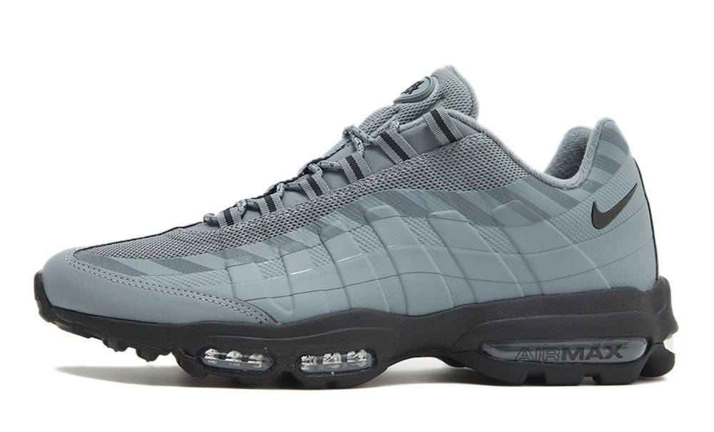Nike Air Max 95 Ultra Caution Strip Black Chrome Grey HV6064-001