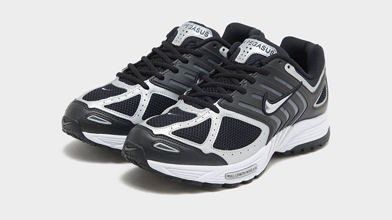 Nike Air Pegasus 2K5 Black Metallic Silver HQ3031-001 front