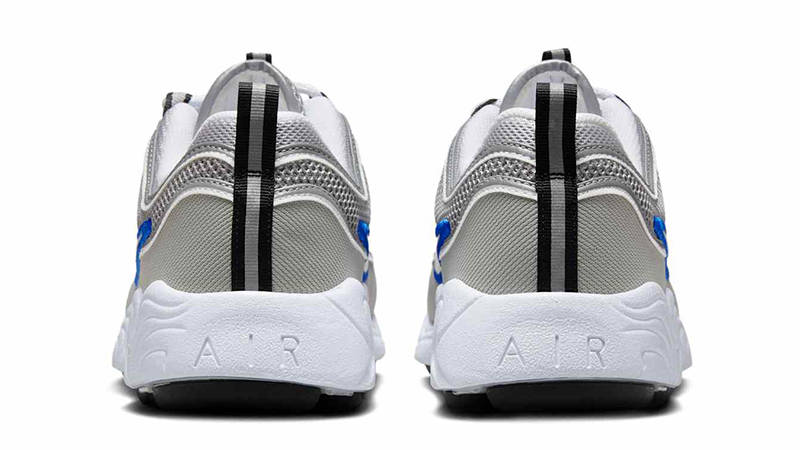 Nike Air Zoom Spiridon Metallic Silver Signal Blue HF9117-003 Back