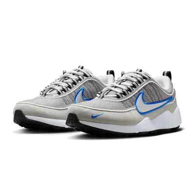 Nike Air Zoom Spiridon Metallic Silver Signal Blue HF9117-003 Side