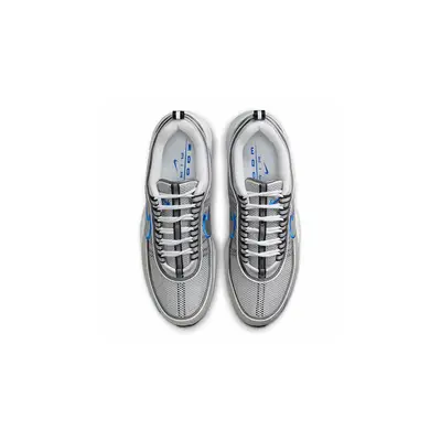 Nike Air Zoom Spiridon Metallic Silver Signal Blue HF9117-003 Top