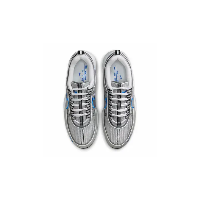 Nike Air Zoom Spiridon Metallic Silver Signal Blue HF9117-003 Top