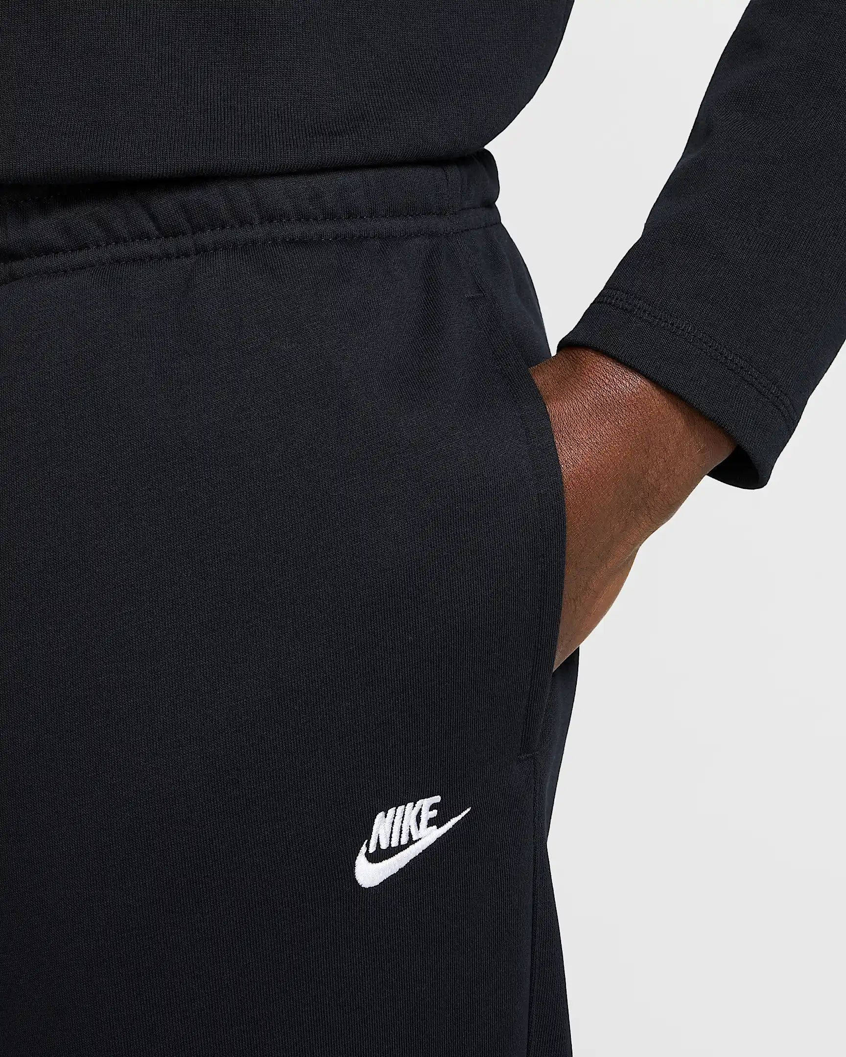 nike club fleece open hem