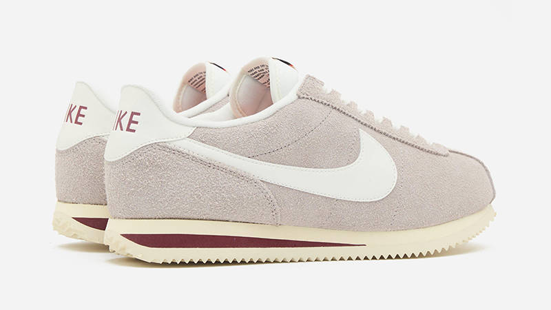 Nike Cortez SE Suede Sail Dark Team Red HF3142-001 back