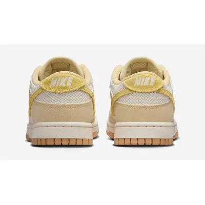 Nike Dunk Low Mesh Canvas Team Gold HJ5864-700 Back