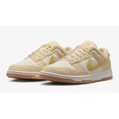 Nike Dunk Low Mesh Canvas Team Gold HJ5864-700 Side