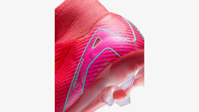 Nike Mercurial Superfly 10 Elite FG High-Top Football Boot Ember Glow FQ1454-800 heel