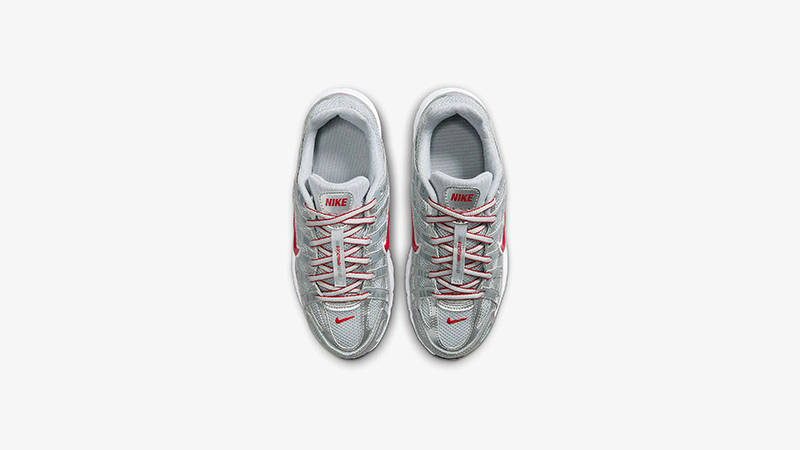 Nike P-6000 GS Metalic Silver Cool Red HV5064-002 middle