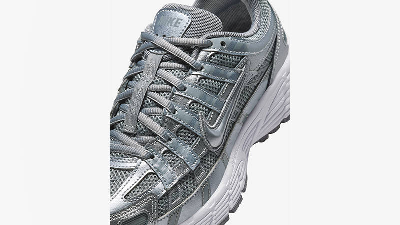 Nike P-6000 GS Metallic Cool Grey HV5064-004 tongue
