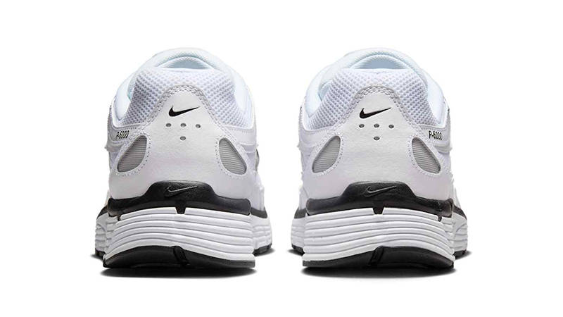 Nike P-6000 White Metallic Silver Black CD6404-107 Back