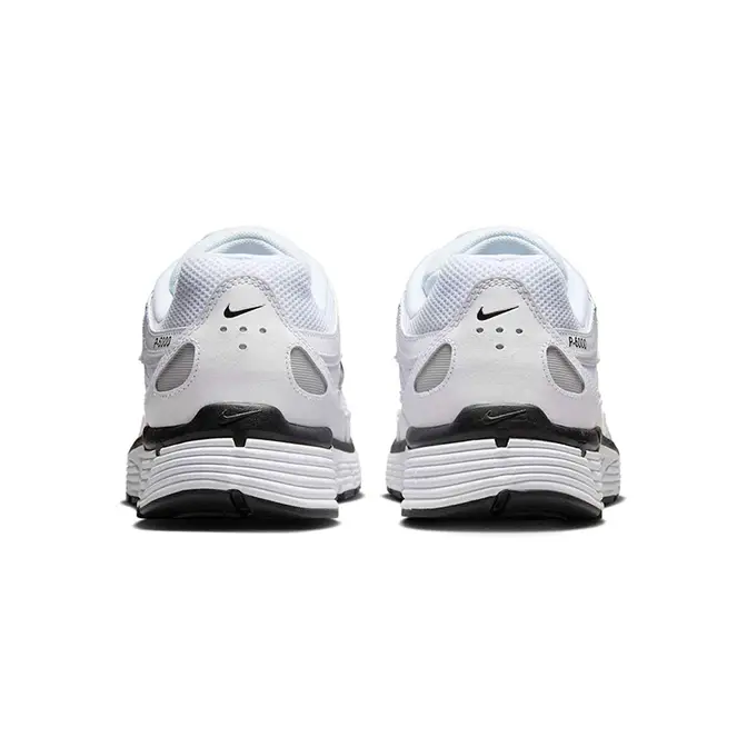 Nike P-6000 White Metallic Silver Black CD6404-107 Back