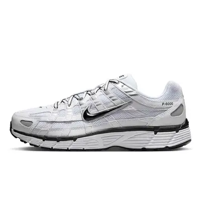 Nike P-6000 White Metallic Silver Black CD6404-107
