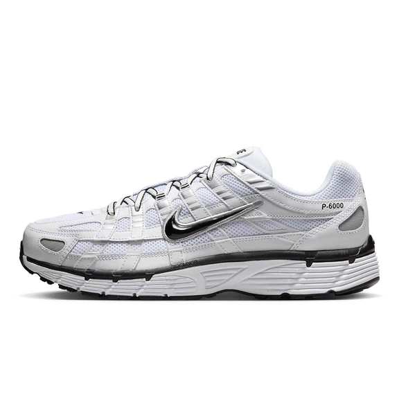 Nike P-6000 White Metallic Silver Black CD6404-107