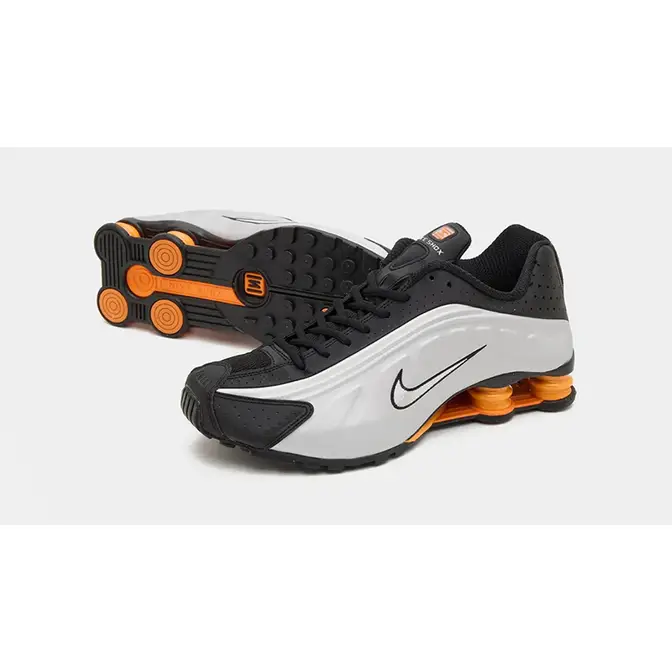 Nike Shox R4 Bright Mandarin HQ1988-003 side