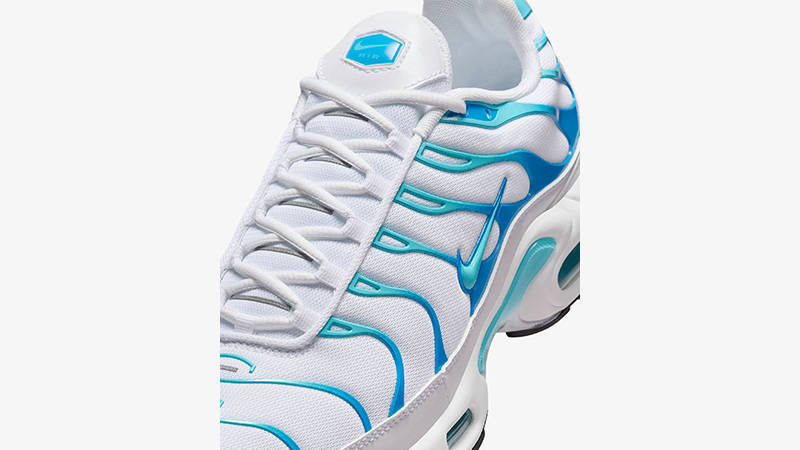 Nike Tn Air Max Plus White Polarised Blue 604133-135 tongue
