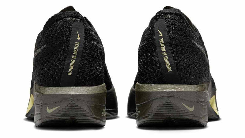 Nike Vaporfly 3 Black Olive Aura Back