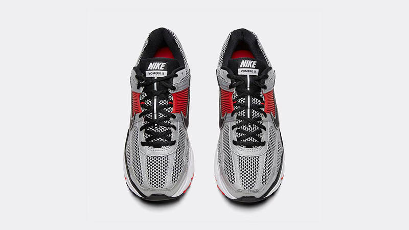 Nike Zoom Vomero 5 Metallic Silver Red FJ4151-005 middle