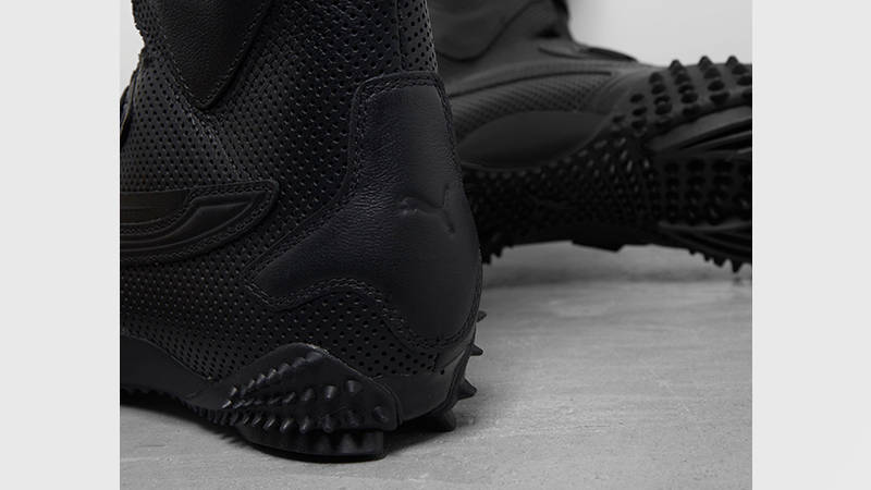 PUMA Mostro Leather Boot Black 401563-02 heel