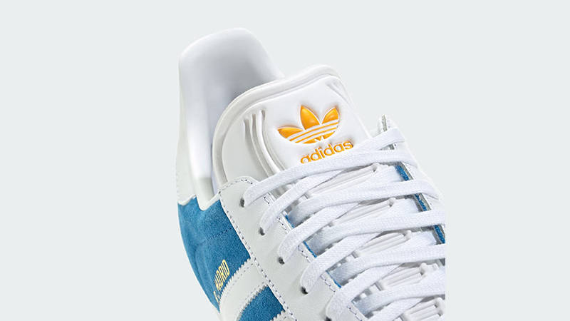 Real Madrid x adidas Gazelle Bluebird JR4158 tongue