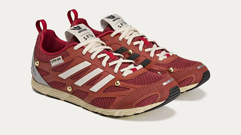 SFTM x adidas adizero PR Red front