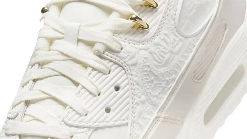 Slawn x Nike Air Max 90 White Speckle Closeup