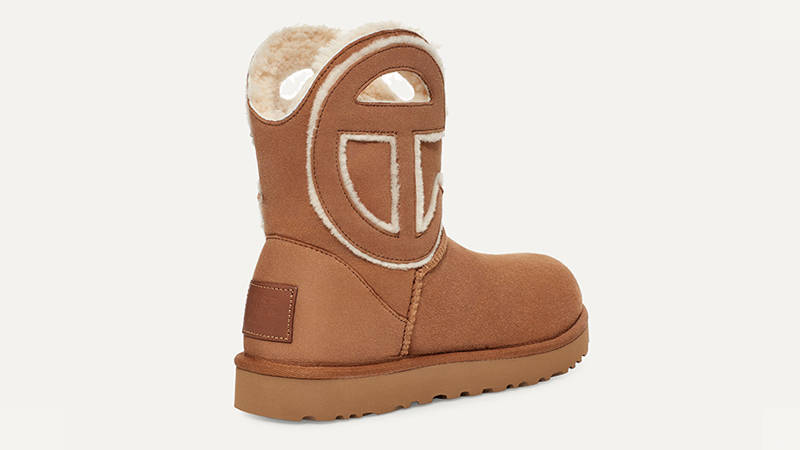 Telfar Logo x UGG Mini Chestnut 1122991-CHE back