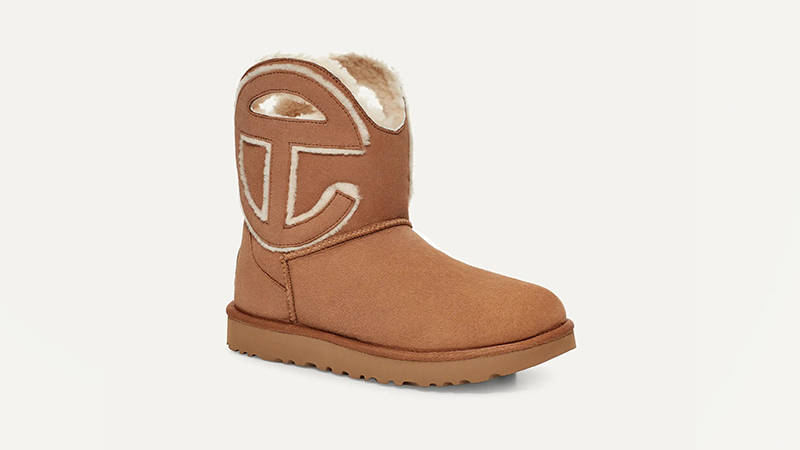 Telfar Logo x UGG Mini Chestnut 1122991-CHE front