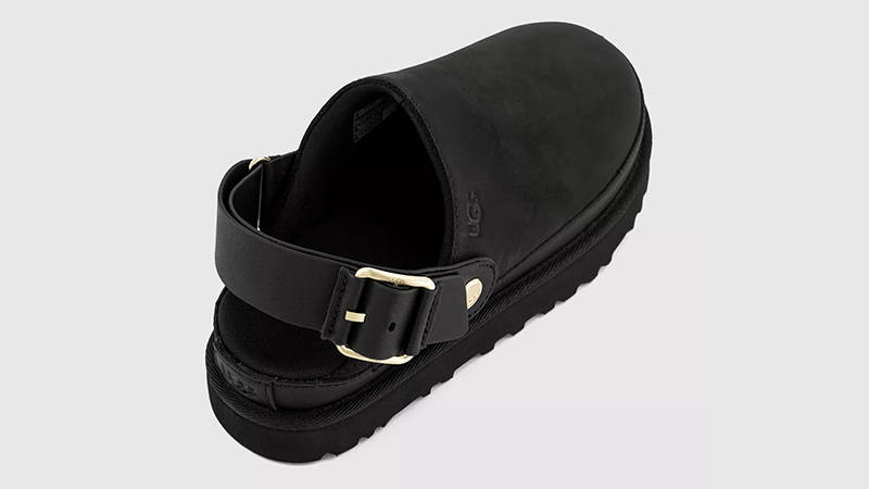 UGG Goldenstar Villa Clogs Black 1169590-BLK heel
