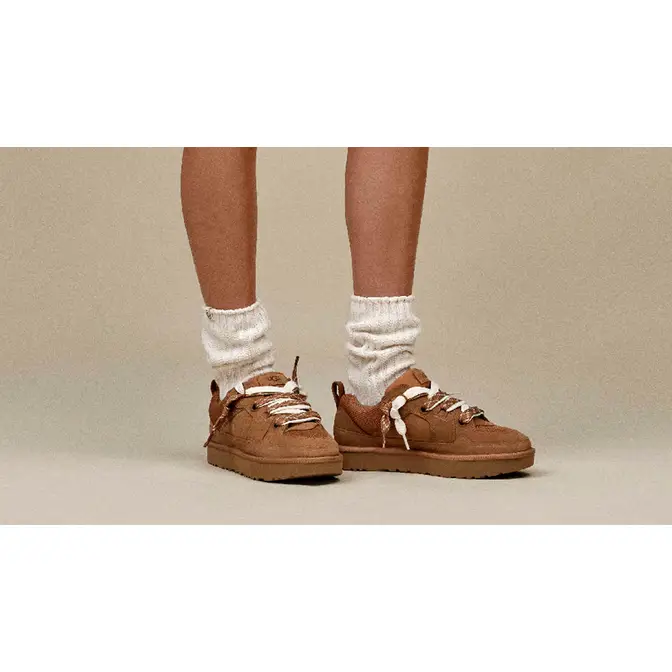 UGG Lowmel Lo Chestnut 1168890-CHE on feet