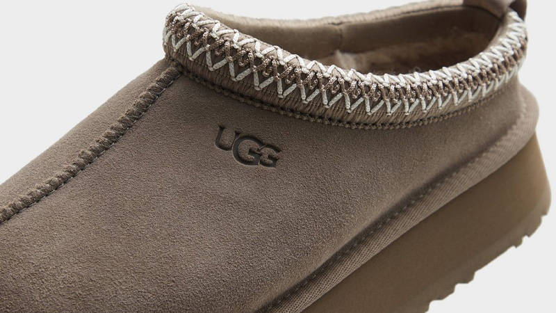UGG Tazz Slippers Smoke Plume 2025 Closeup