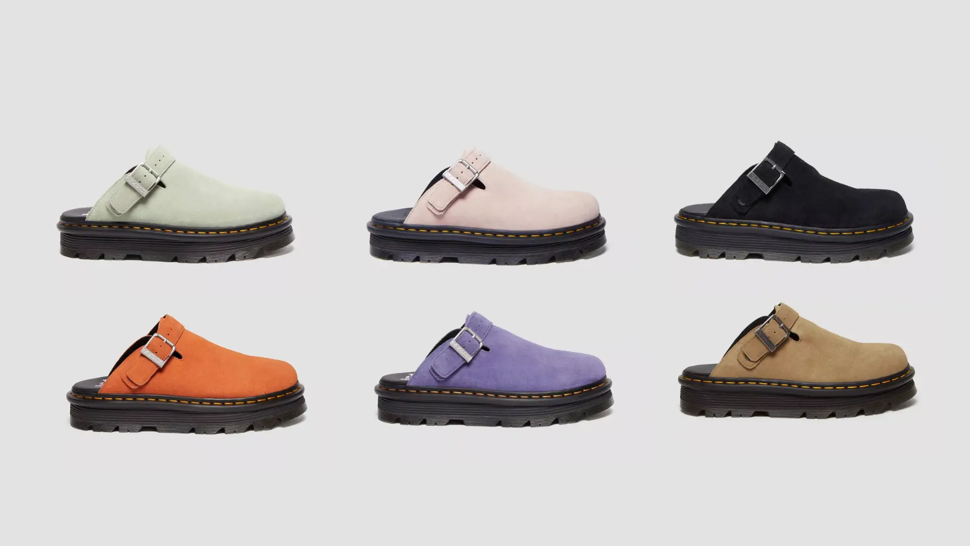 The Dr. Martens Zebzag Mules Are Now Available in Six