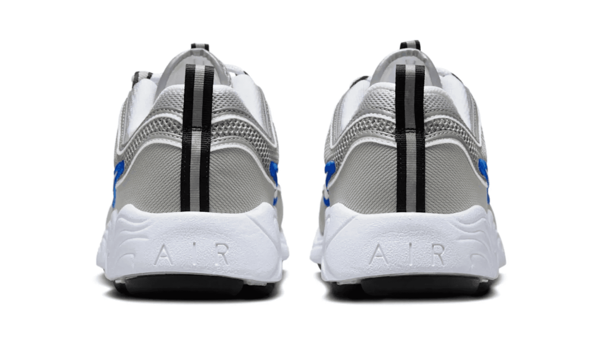Nike Air Zoom Spiridon Metallic Silver Signal Blue