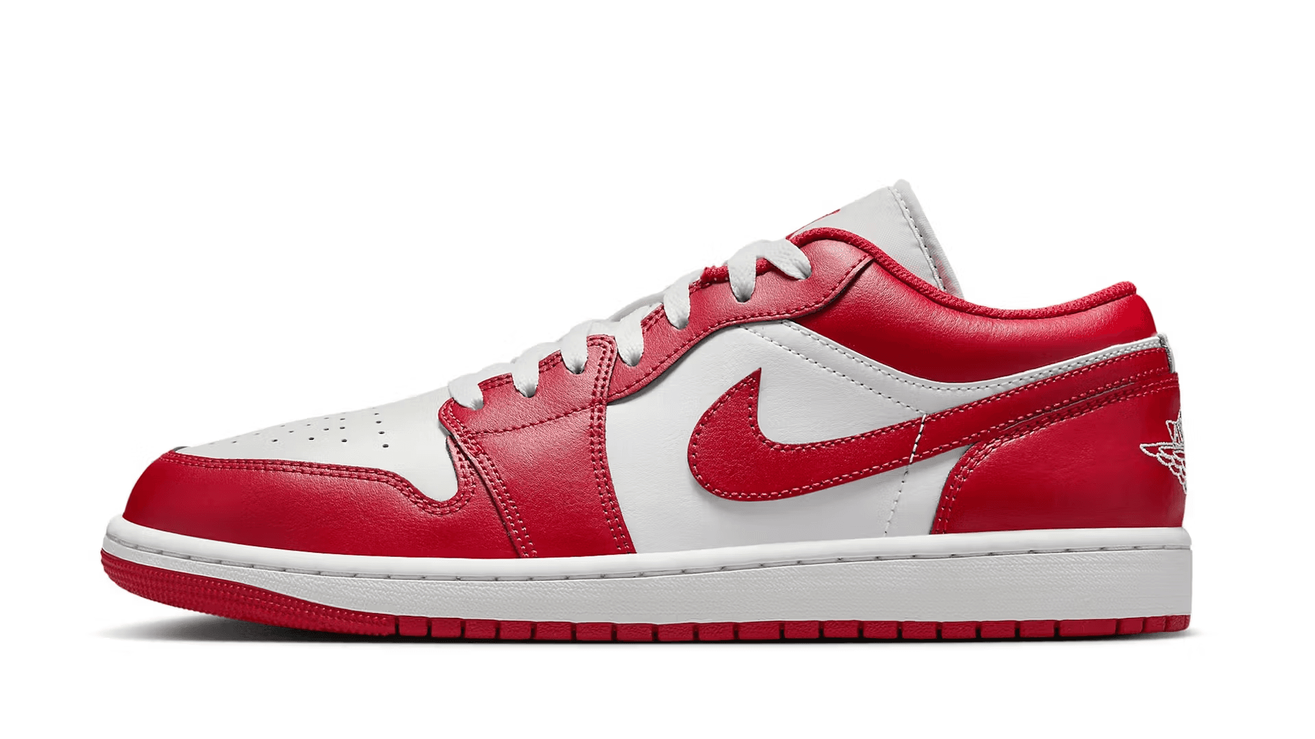 Air Jordan 1 Low Drops a “Red/White” Design