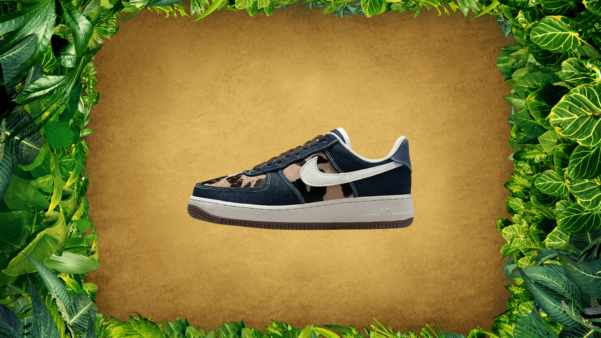Nike Air Force 1 Low Cheetah Blue Denim